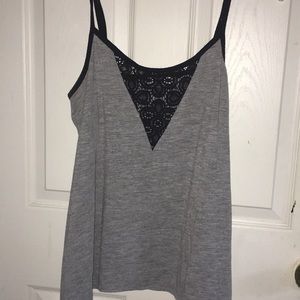 Black and grey tank top